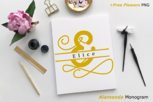 Alamanda Monogram: A Display Font That Brings Elegance to Branding