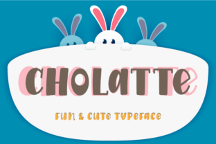 Cholatte Font: A Playful Display Typeface for Creative Branding