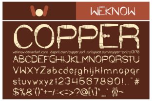 Copper Display Font for Creative Branding Projects