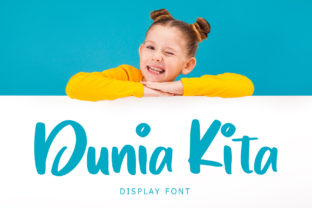 Dunia Kita Display Font for Creative Product Makers