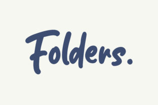 Folders Display Font for Creative Makers and Designers