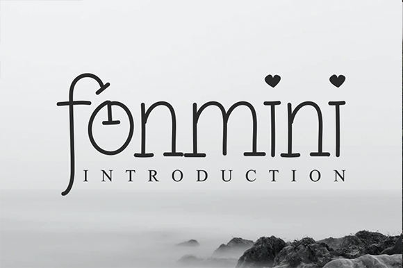 Fonmini Display Font for Creative Content Projects