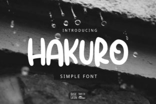 Hakuro Display Font Adds Quirky Flair to Web Projects