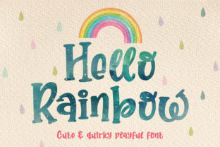 Hello Rainbow Font for Memorable Branding and Creative Projects