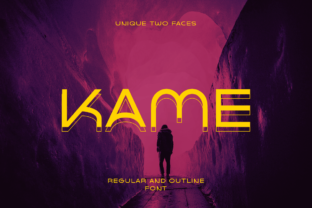 Kame Display Font for Creative Editorial Projects