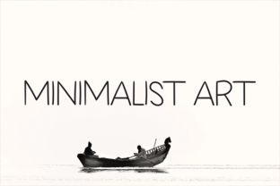 Minimalist Art Display Font for Craft Projects