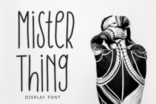 Mister Thing Font: A Quirky Display Typeface for Creative Makers