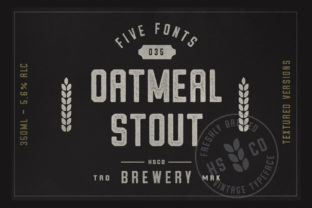 Oatmeal Stout Font Adds Flavor to Campaign Design