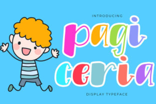 Pagi Ceria Font: A Playful Display Typeface for Kid-Themed Campaigns