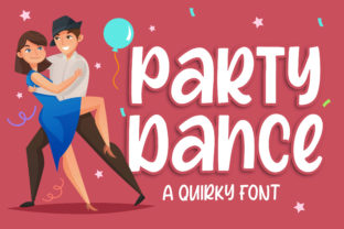 Party Dance Font for Creative Branding and Display Projects
