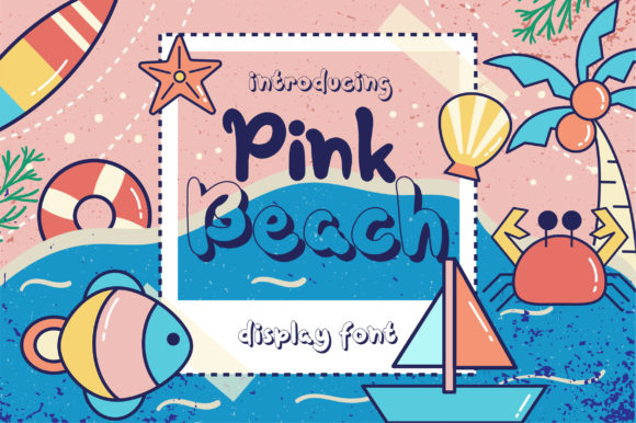 Pink Beach Font for Editorial Design Projects