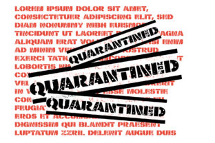 Quarantined Font: A Bold Typeface for Business Branding