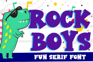 Rock Boys Font: A Bold Typeface for Craft Creators