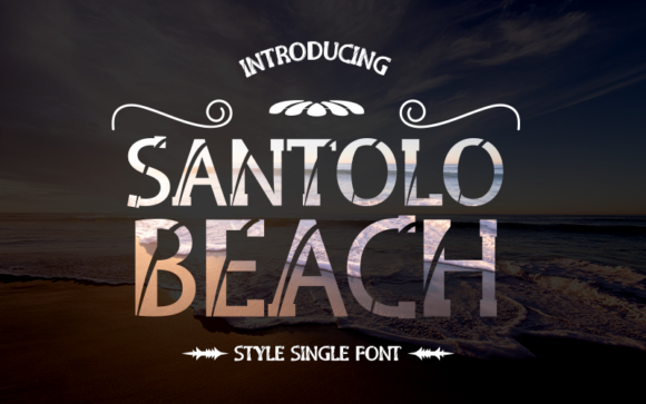 Santolo Beach Font for Eye-Catching Campaigns