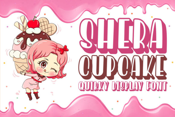 Shera Cupcake Font for Sweet and Standout Design Projects