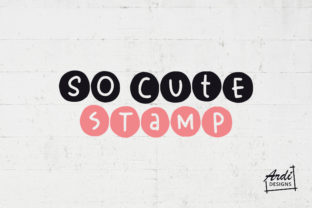 So Cute Display Font: Whimsical Typography for Creative Projects