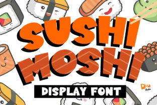 Sushi Moshi Font: A Quirky Display Typeface for Creative Projects