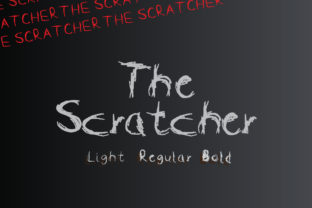 The Stratcher Font: A Spooky Display Typeface for Creative Makers